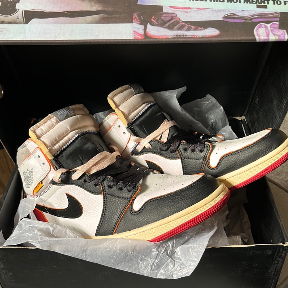 Air Jordan 1 Retro High c Union Black Toe 2018 Size 11 MEN